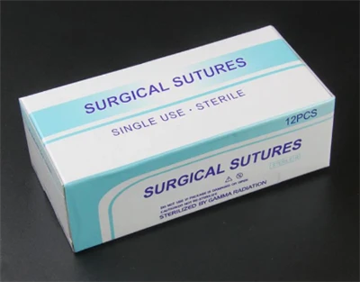 Filo di sutura chirurgica in seta non assorbibile