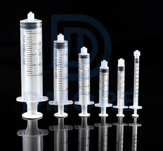 Siringa monouso 1cc 2cc 3cc 5cc 10cc 20cc 50cc 60cc Siringhe mediche e aghi S...